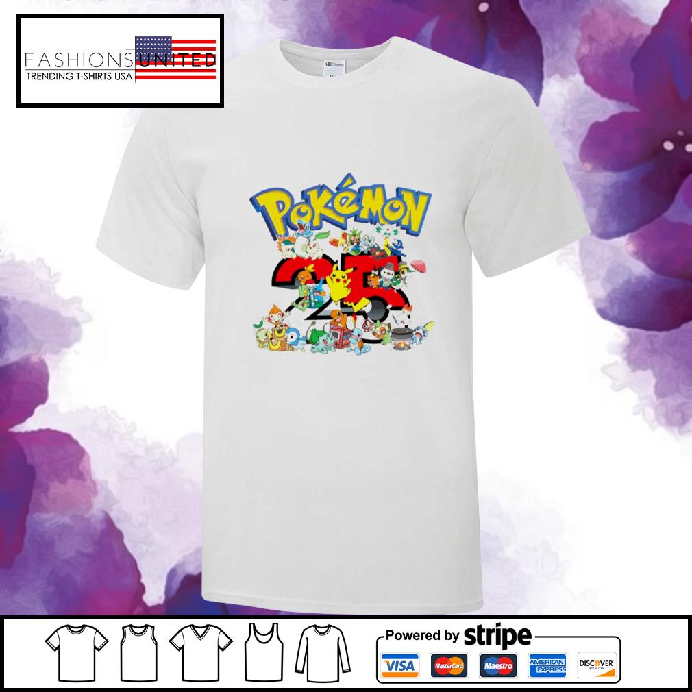 pokemon 20th anniversary shirt