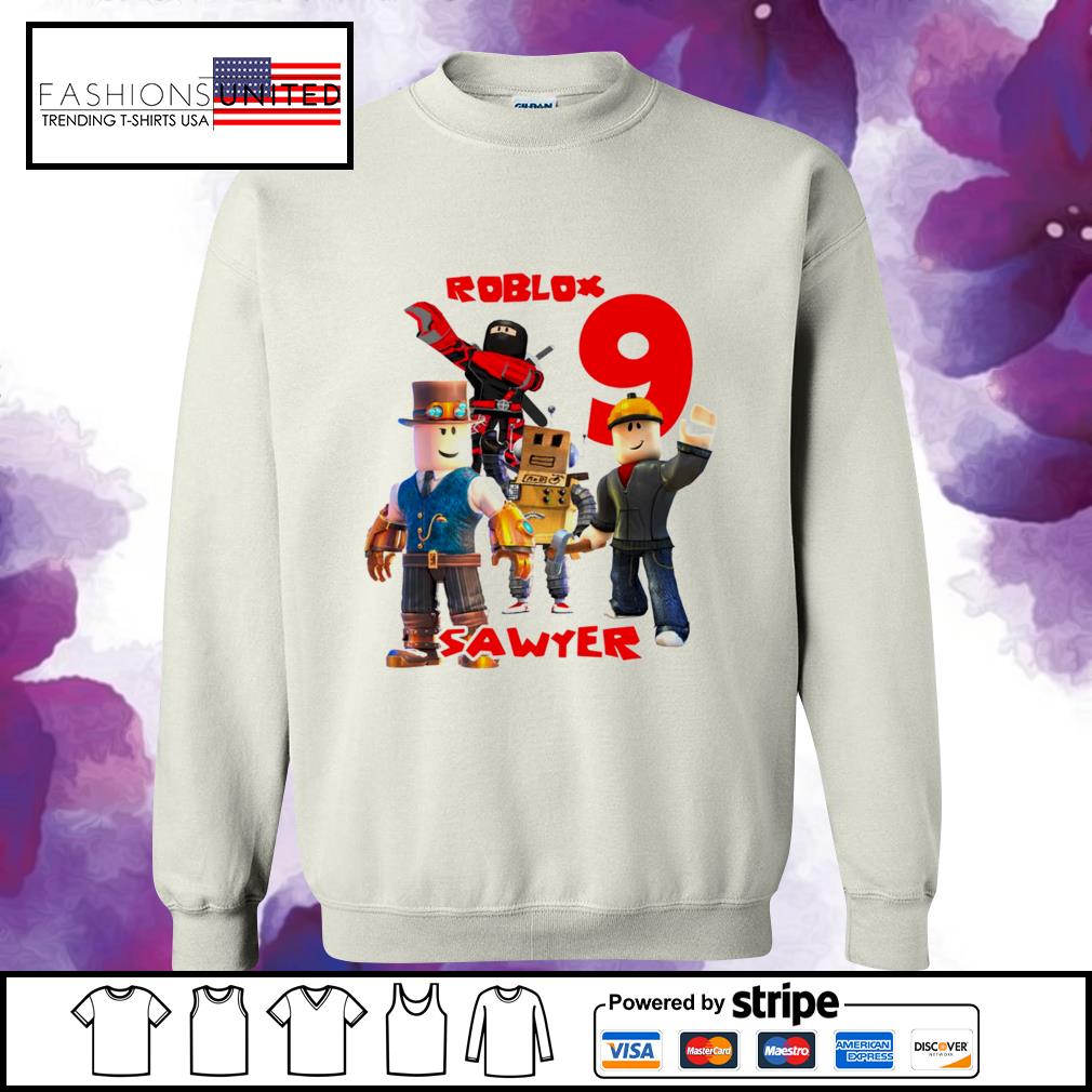 Roblox 9 Sawyer Shirt Hoodie Sweater Long Sleeve And Tank Top - roblox blood tests