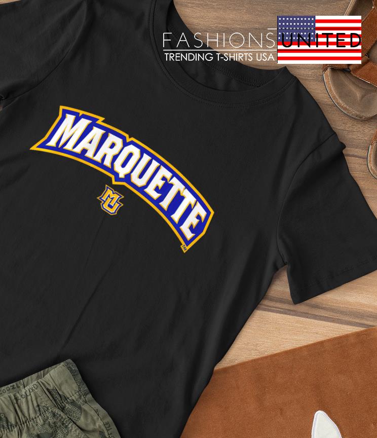 Marquette Golden Eagles Wordmark logo shirt