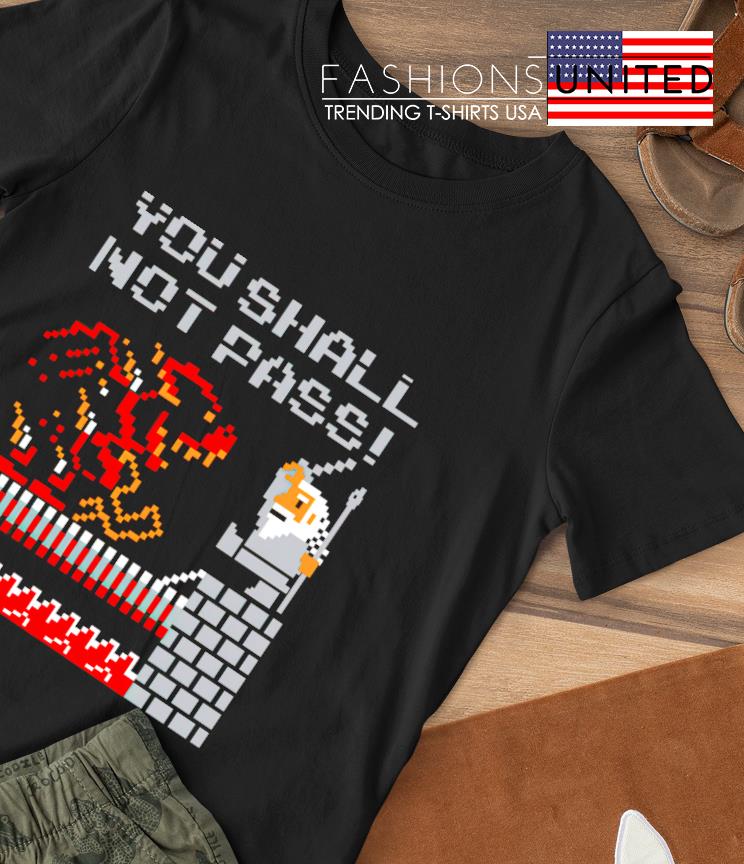 You shall not pass Lord of the Rings shirt