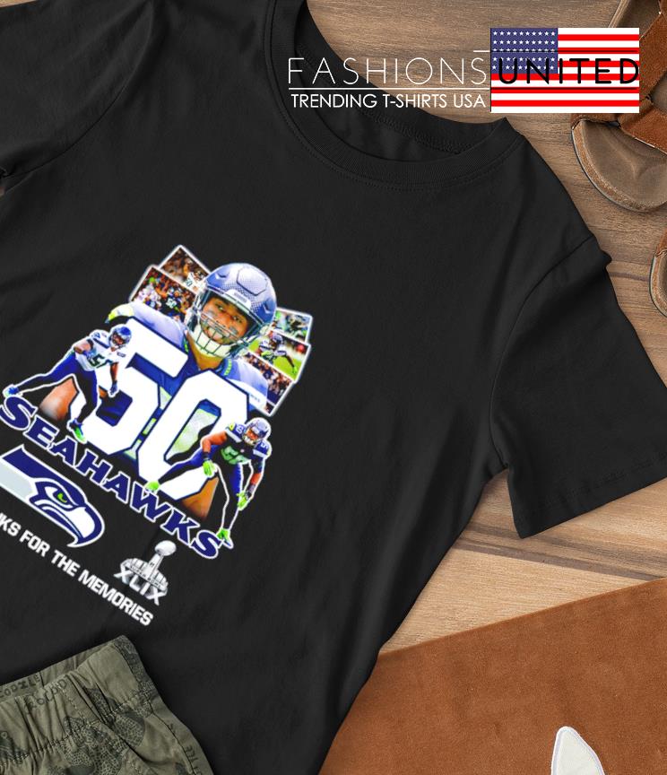 Seattle Seahawks 50 year thanks for the memories shirt