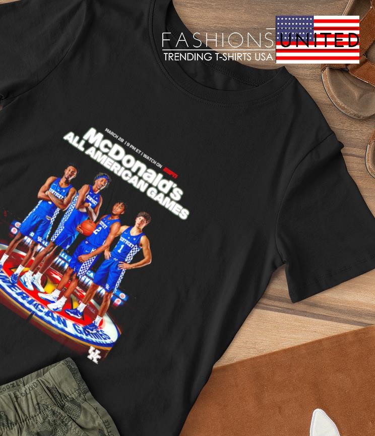 Kentucky Wildcats McDonald's all American games shirt