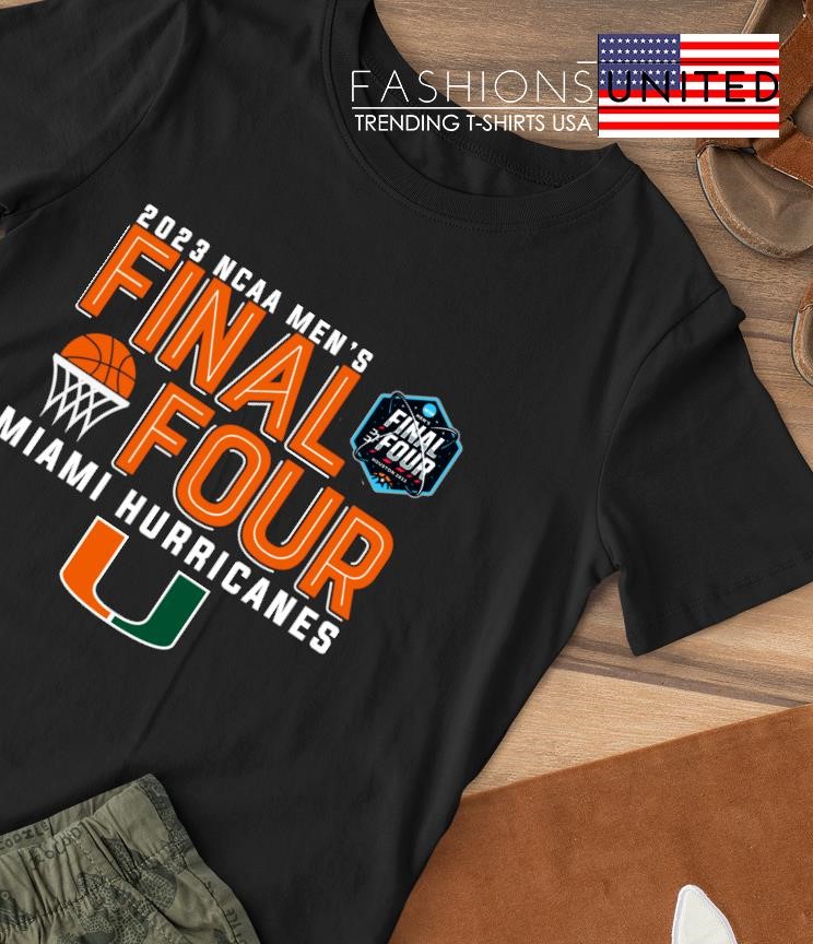 Miami Hurricanes Final Four NCAA Men's Basketball Champion 2023 shirt