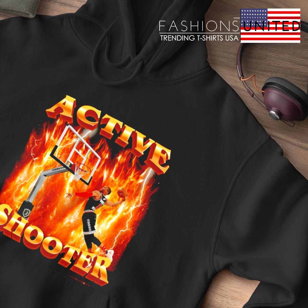 Trending active shooter basketball Shirt, hoodie, sweater, long