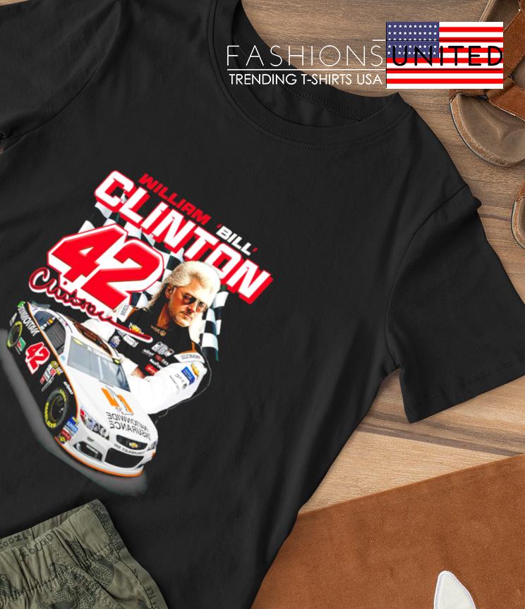 Bill Clinton 42 Racing signature shirt