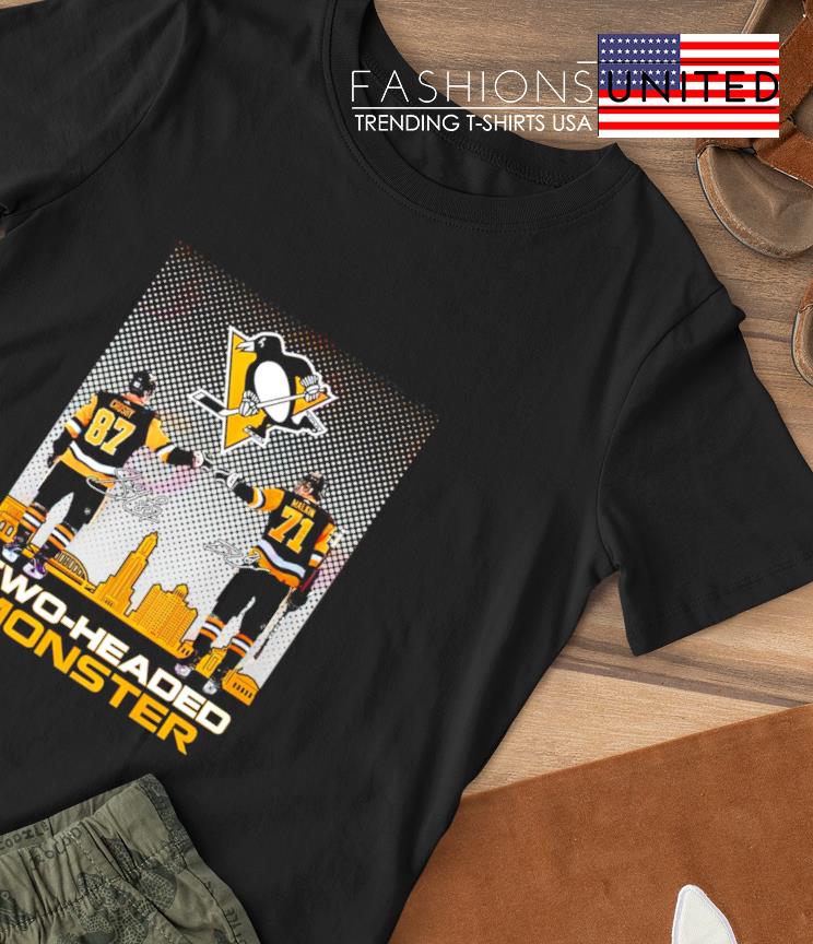 Crosby and Malkin Two-headed Monster signature shirt