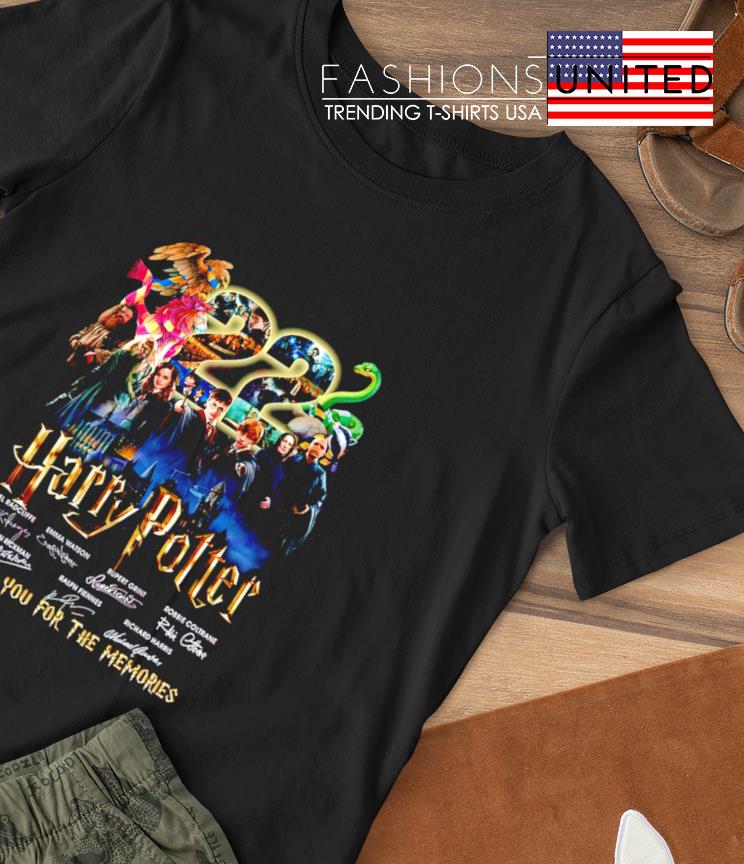 Harry Potter thank you for the memories 2023 signature T-shirt