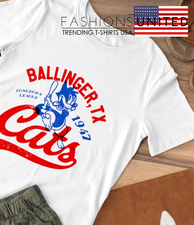 Ballinger Cats Baseball est 1947 shirt