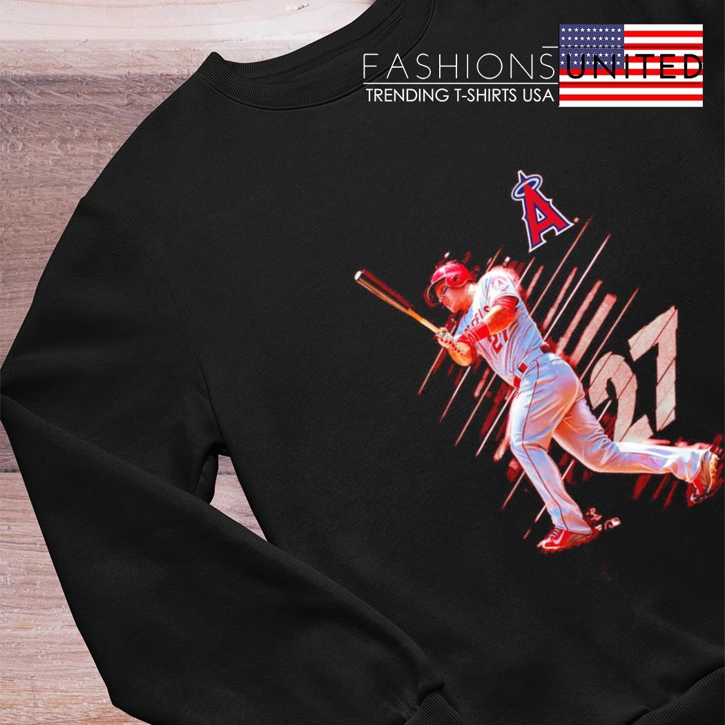 Mike Trout Los Angeles Angels Fade Away shirt, hoodie, sweater and long  sleeve
