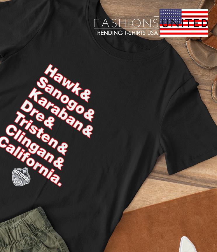 Hawk Sanogo Karaban Dre Tristen Clingan California UConn Huskies shirt