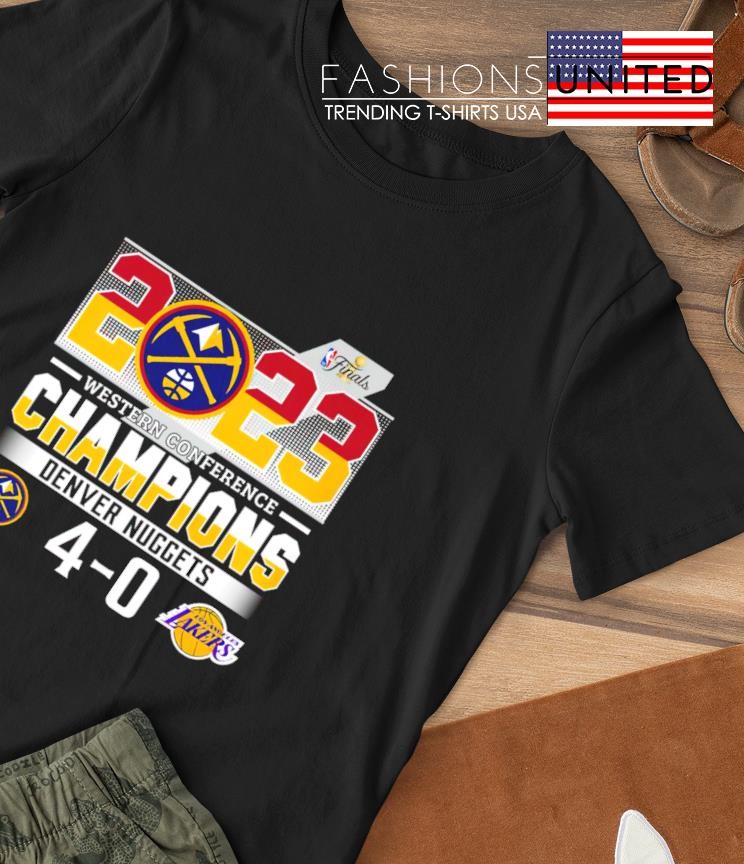 Denver Nuggets 2023 Western Conference Finals Champions T-shirt