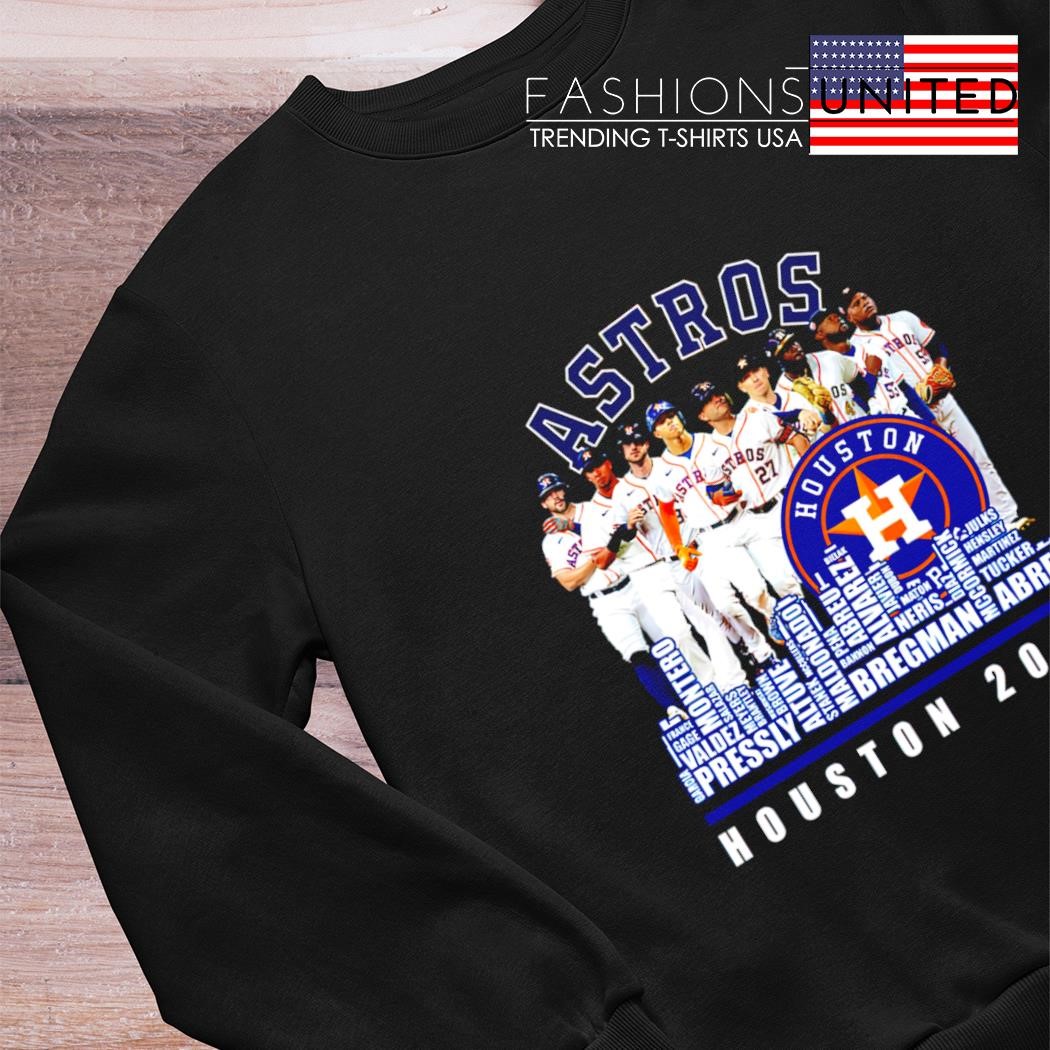 Houston Astros MLB Roster 2023 T-Shirt, hoodie, sweater, long sleeve and  tank top