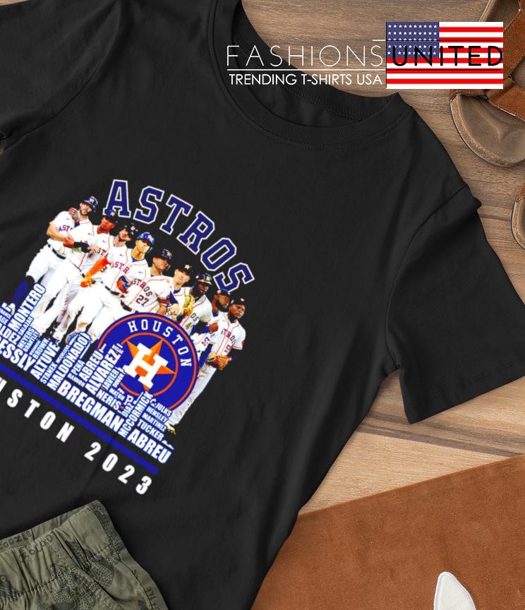 Houston Astros MLB Roster 2023 T-shirt