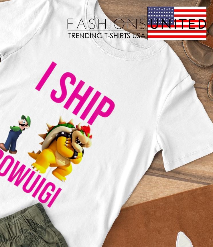 I Ship Bowuigi Mario shirt