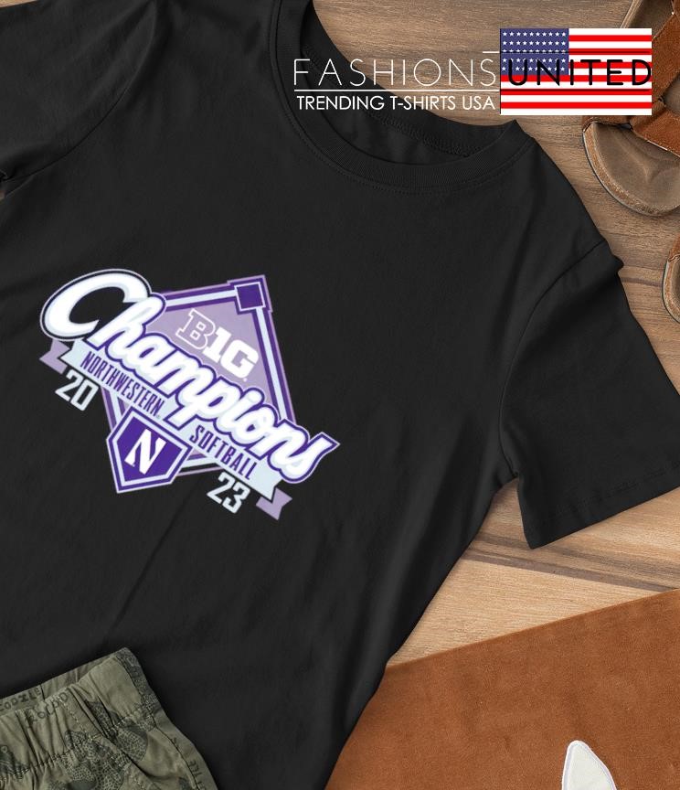 Purple Northwestern Wildcats Big Ten Softball Regular Season Champions 2023 shirt