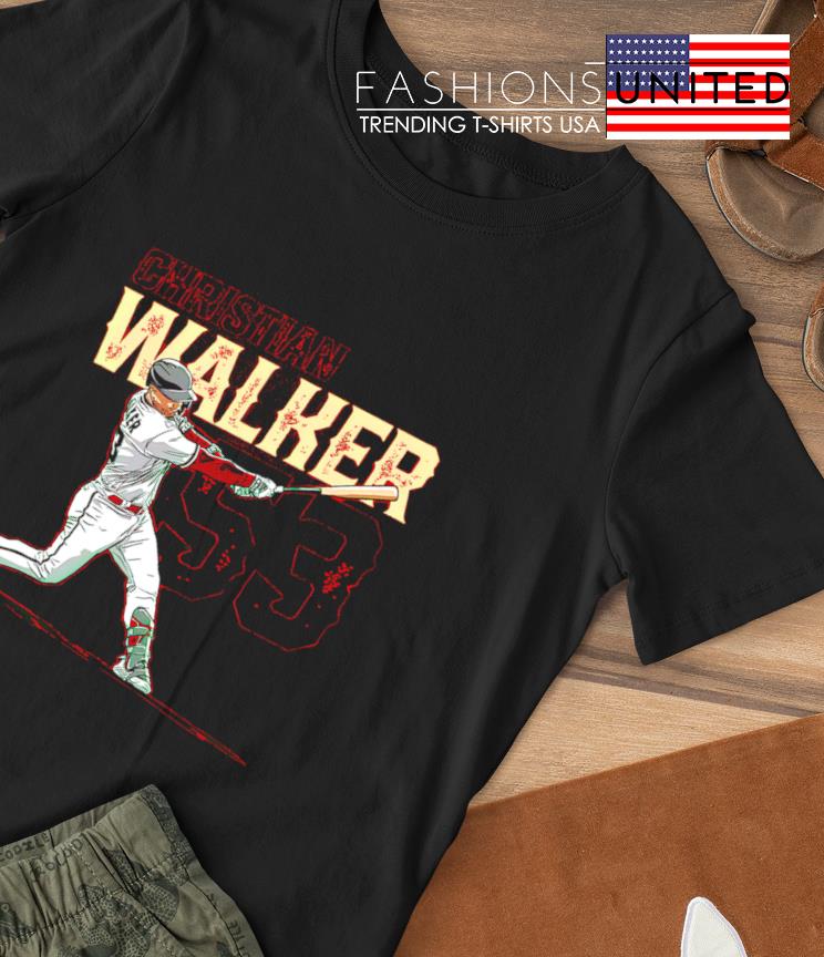 Christian Walker slugging Arizona Baseball shirt