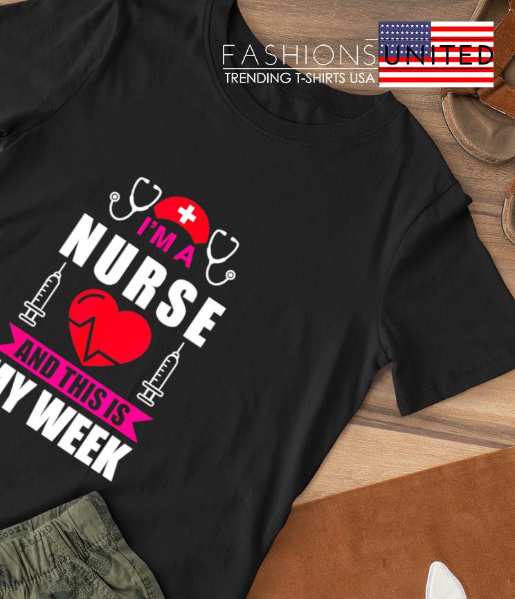 I'm a nurse and this is my week happy nurse week 2023 shirt