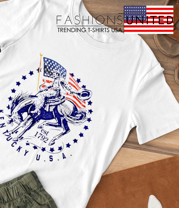 Kentucky Bucking Bronco USA est 1792 shirt