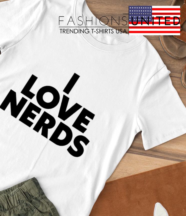 Kim Kardashian I love nerds shirt