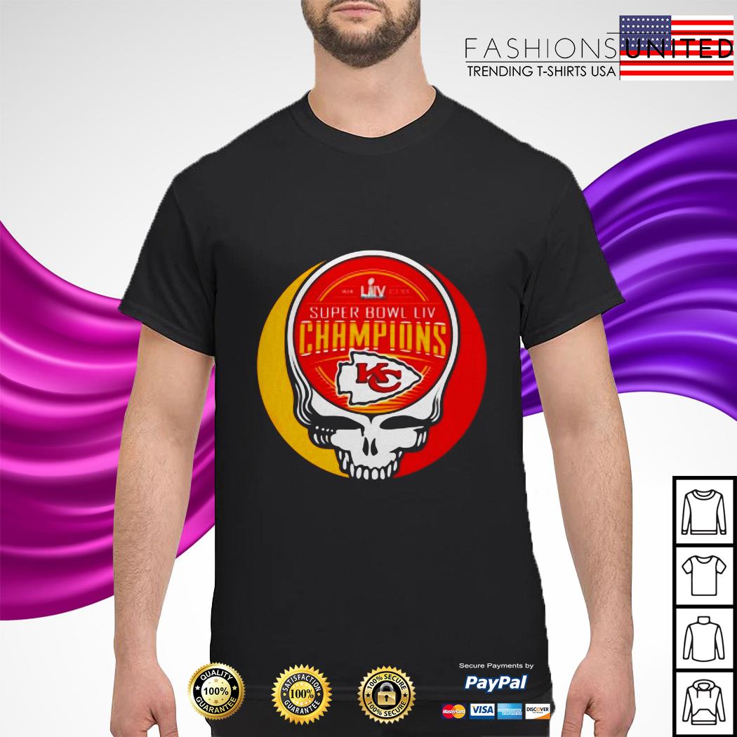 Official Grateful Dead Super Bowl LIV Champions Kansas City Chiefs