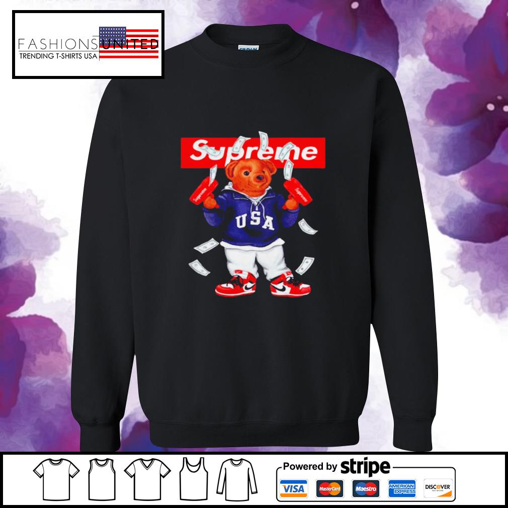 supreme teddy bear shirt